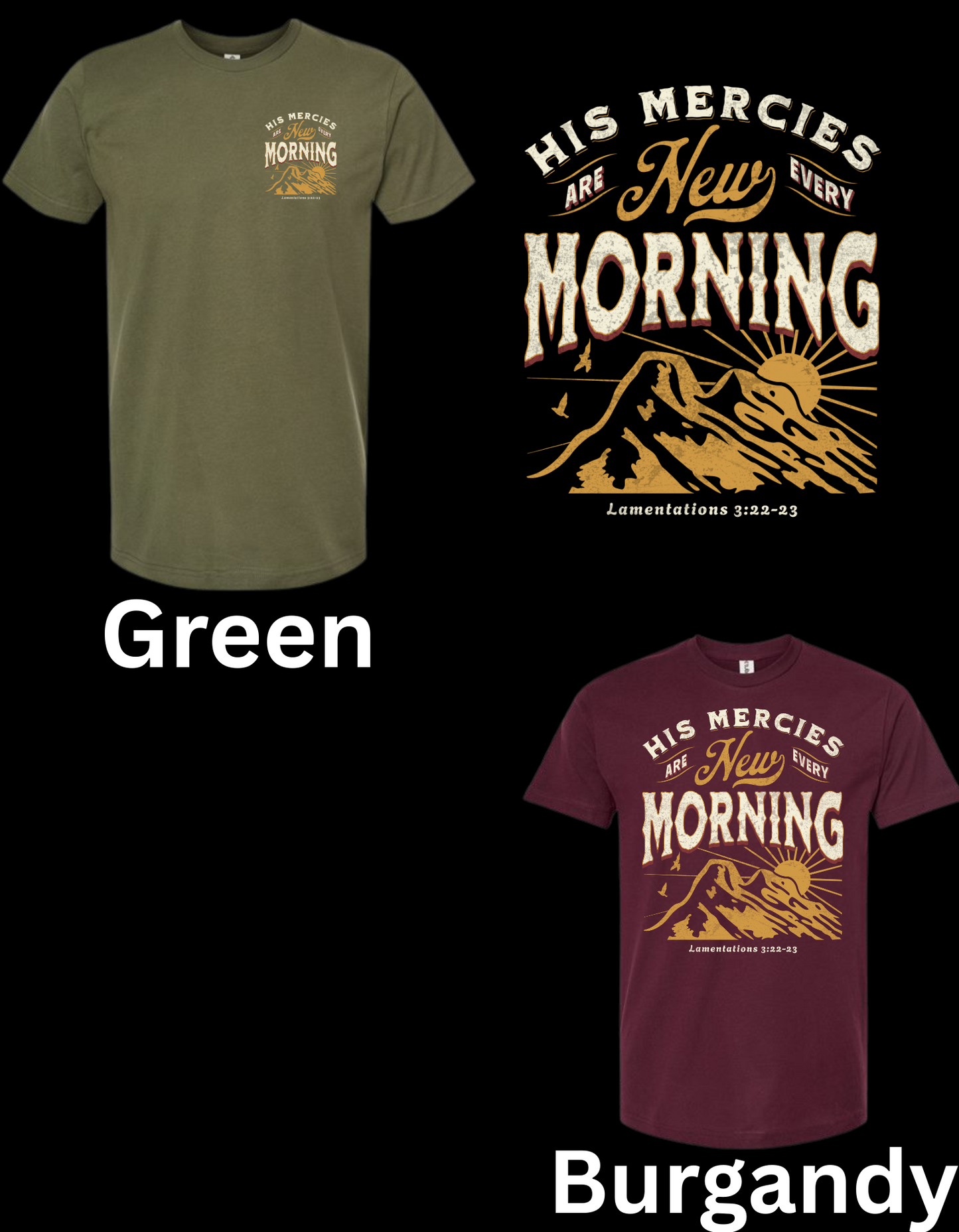 READY TO SHIP || His Mercies Are New Every Morning