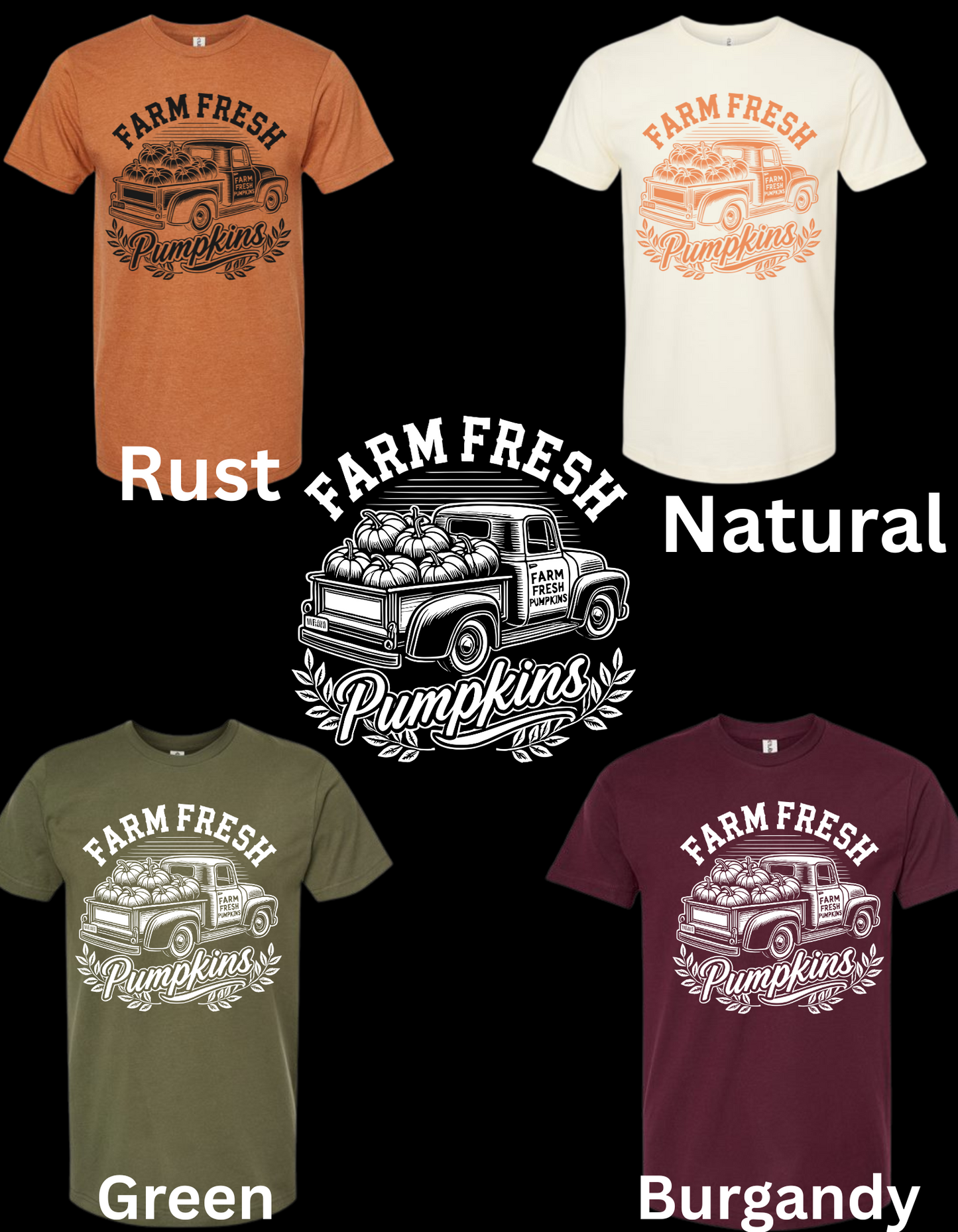 FALL READY TO SHIP || Farm Fresh Pumpkins Backward Truck