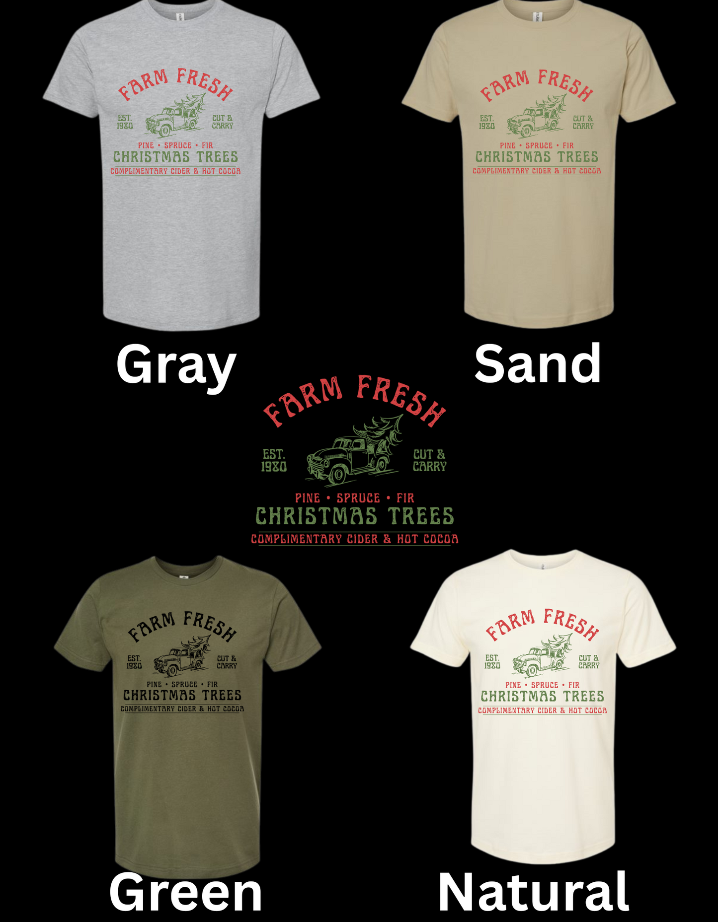 READY TO SHIP || Farm Fresh Trees and Cider