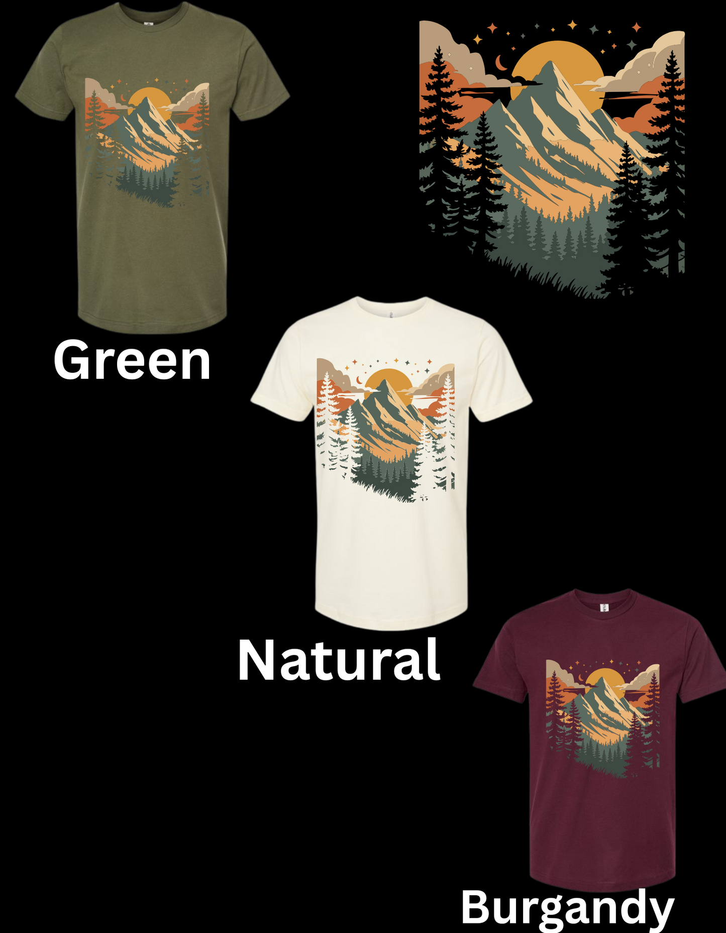 READY TO SHIP || Mountain Trees