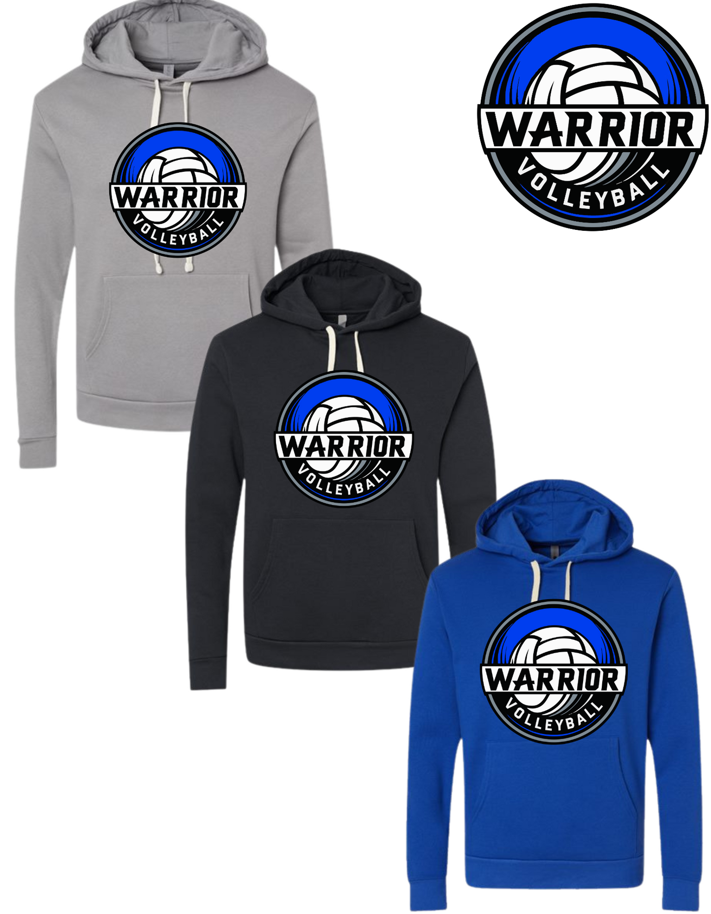 Amity || "WARRIOR Volleyball" || Sweatshirts