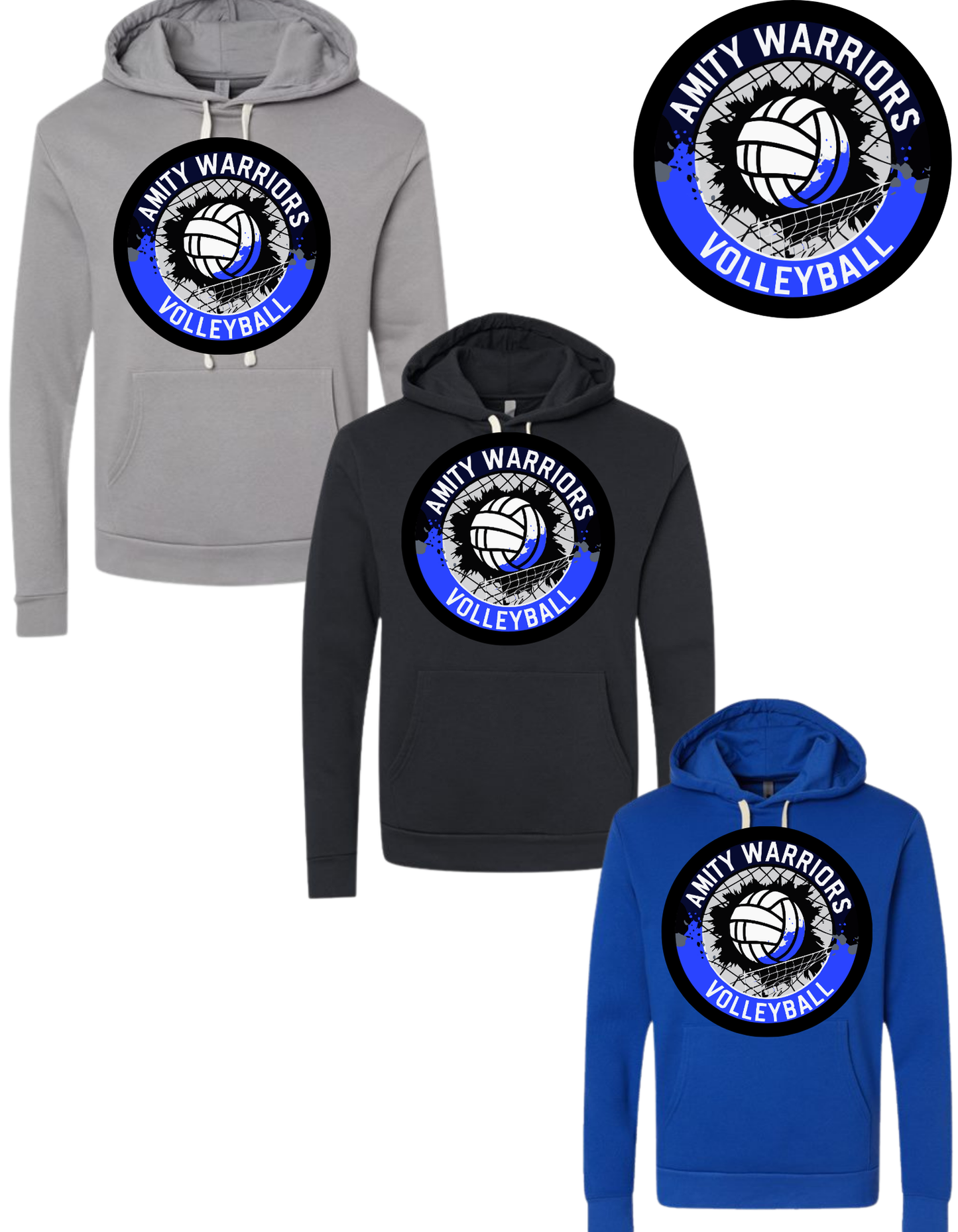 Amity || "Amity Warriors Volleyball Net" || Sweatshirts