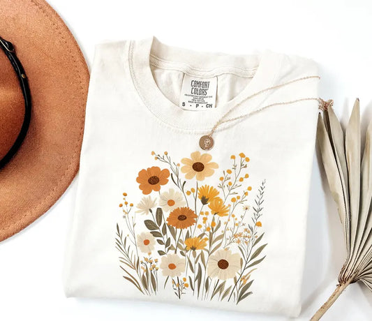 Flowers Tee || Made to Order